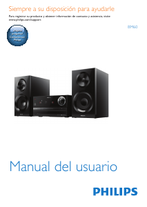 Manual de uso Philips BM60B Set de estéreo