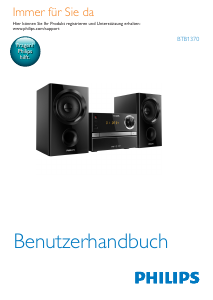 Bedienungsanleitung Philips BTB1370 Stereoanlage