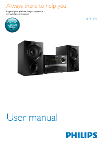 Manual Philips BTB1370 Stereo-set