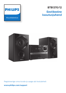 Kasutusjuhend Philips BTB1370 Stereokomplekt