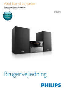 Brugsanvisning Philips BTB2315 Stereo sæt