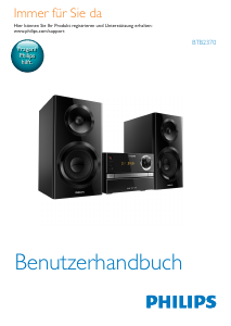 Bedienungsanleitung Philips BTB2370 Stereoanlage