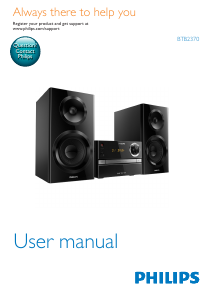 Manual Philips BTB2370 Stereo-set