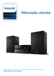 Manuale Philips BTB2515 Stereo set