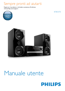 Manuale Philips BTB3370 Stereo set