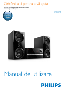 Manual Philips BTB3370 Stereo set