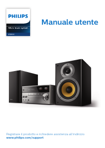 Manuale Philips BTB8000 Stereo set