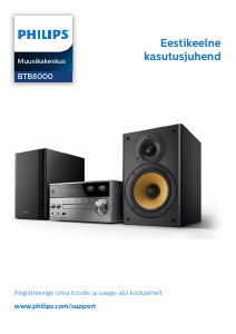 Kasutusjuhend Philips BTB8000 Stereokomplekt