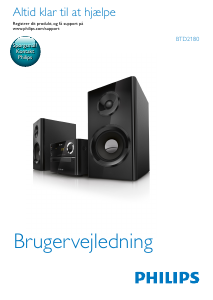 Brugsanvisning Philips BTD2180 Stereo sæt