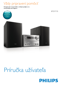 Návod Philips BTD7170 Stereo súprava