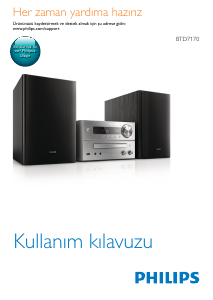 Kullanım kılavuzu Philips BTD7170 Stereo müzik seti