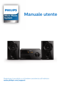 Manuale Philips BTM1560 Stereo set