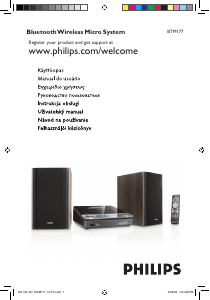 Manual Philips BTM177 Aparelho de som