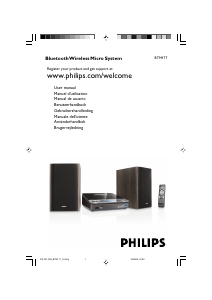 Bedienungsanleitung Philips BTM177 Stereoanlage
