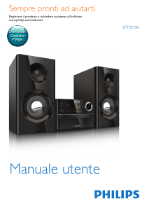 Manuale Philips BTM2180 Stereo set