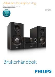 Bruksanvisning Philips BTM2185 Stereosett