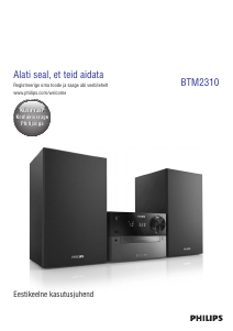 Kasutusjuhend Philips BTM2310 Stereokomplekt