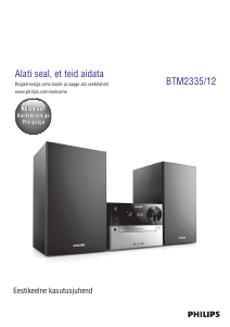 Kasutusjuhend Philips BTM2335 Stereokomplekt