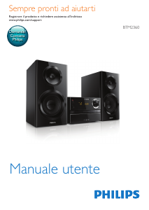 Manuale Philips BTM2360 Stereo set