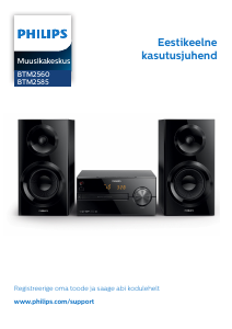 Kasutusjuhend Philips BTM2560 Stereokomplekt