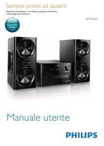 Manuale Philips BTM3160 Stereo set