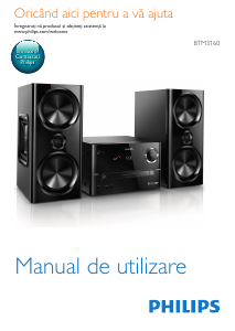 Manual Philips BTM3160 Stereo set