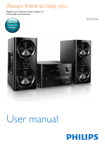 Manual Philips BTM3160 Stereo-set