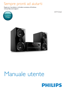 Manuale Philips BTM3360 Stereo set