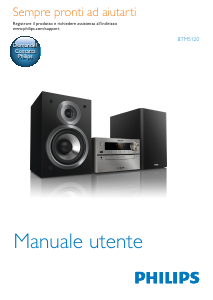 Manuale Philips BTM5120 Stereo set