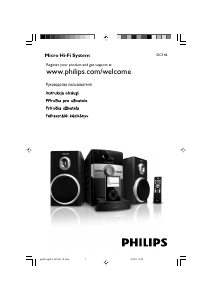 Manuál Philips DC146 Stereo souprava