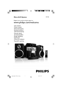 Bruksanvisning Philips DC146 Stereoanläggning