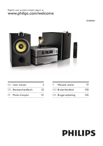 Manuale Philips DCB8000 Stereo set