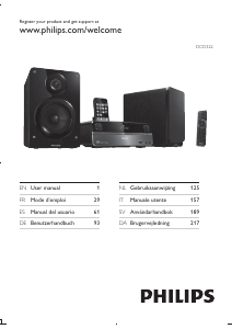 Manuale Philips DCD322 Stereo set