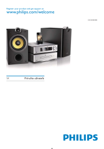 Návod Philips DCD8000 Stereo súprava