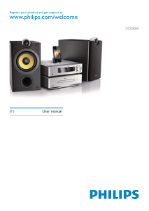 Manual Philips DCD8000 Stereo-set