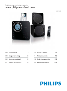 Brugsanvisning Philips DCM105 Stereo sæt