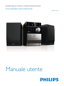 Manuale Philips DCM1130 Stereo set
