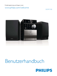 Bedienungsanleitung Philips DCM1130 Stereoanlage