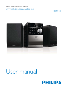 Manual Philips DCM1130 Stereo-set