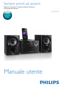 Manuale Philips DCM1170 Stereo set