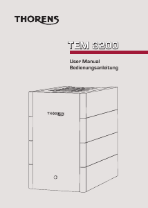 Manual Thorens TEM 3200 Amplifier