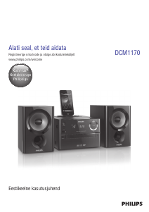 Kasutusjuhend Philips DCM1170 Stereokomplekt