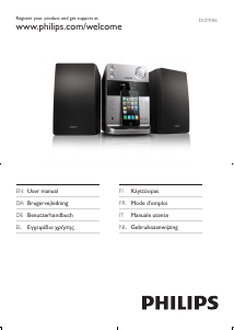 Manuale Philips DCM186 Stereo set