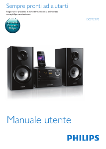 Manuale Philips DCM2170 Stereo set