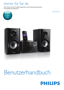 Bedienungsanleitung Philips DCM2170 Stereoanlage