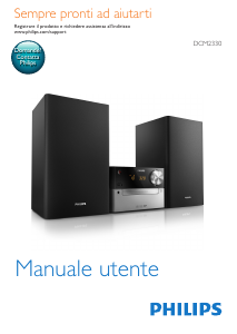 Manuale Philips DCM2330 Stereo set