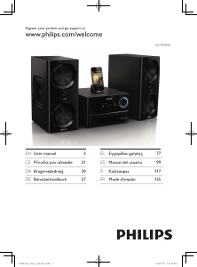 Manuál Philips DCM3020 Stereo souprava