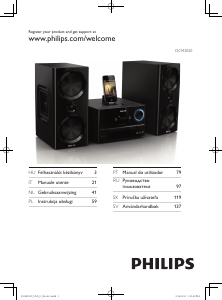 Manuale Philips DCM3020 Stereo set