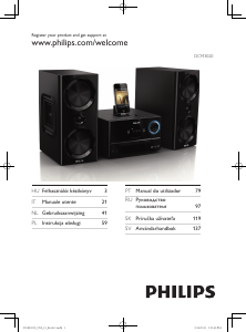 Instrukcja Philips DCM3020 Zestaw stereo