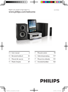 Bruksanvisning Philips DCM7005 Stereoanläggning